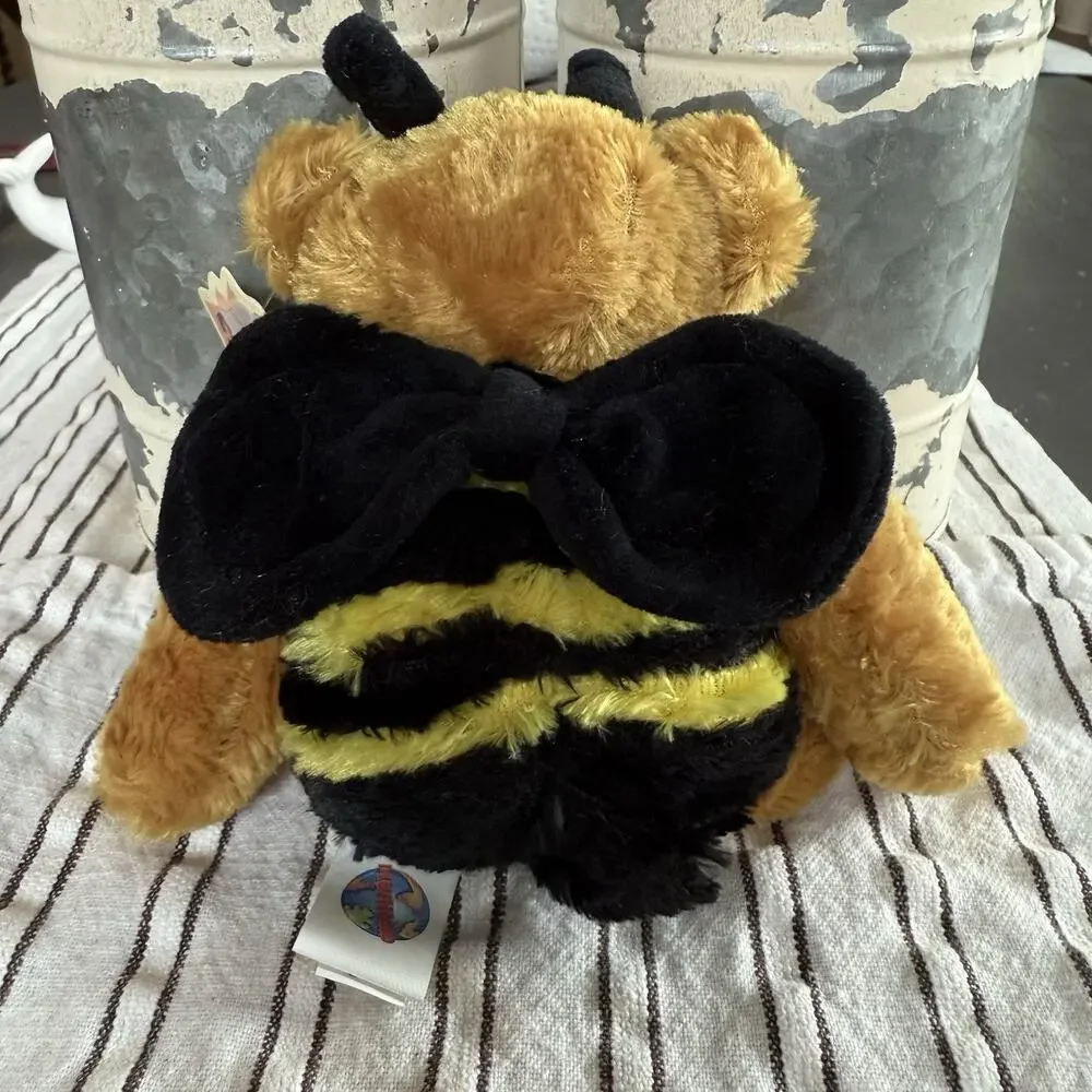 Plushland Licensed Plush Teddy Bear Beanie‎ Bumblebee Outfit AR442 NWT